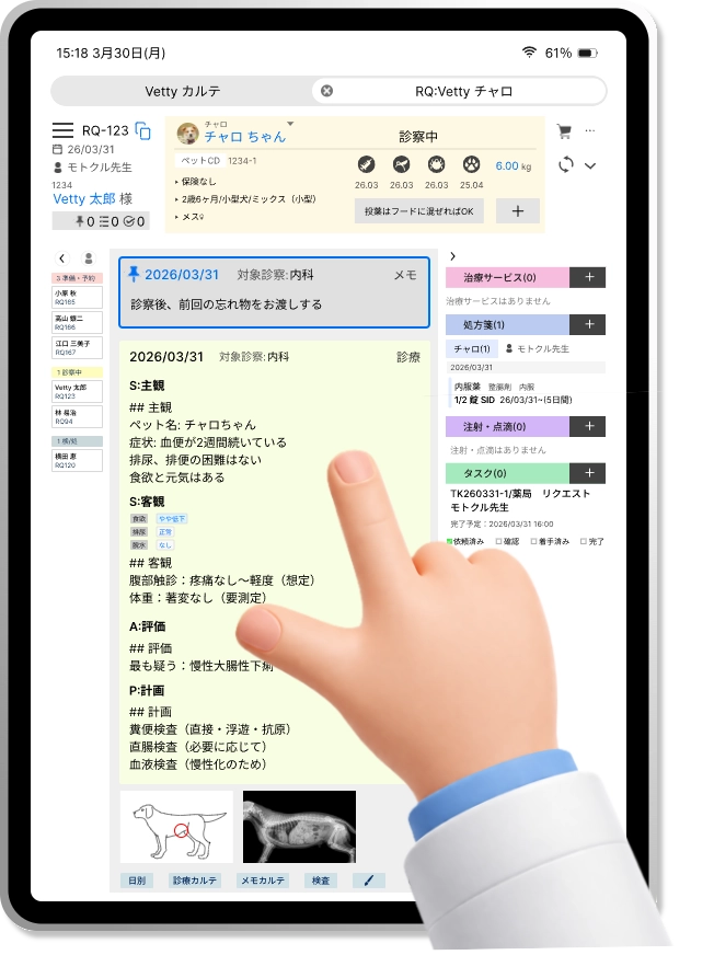 Vettyの予約から会計までの流れを示すヒーロービジュアル